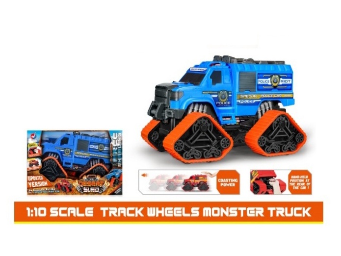 1:10 Hot Wheels Police Car Inertia Car