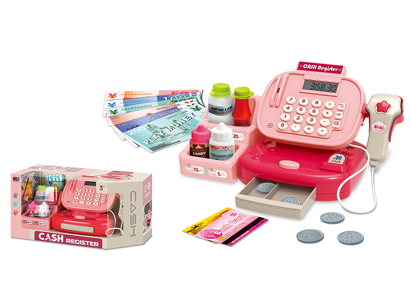 Cash Register + Goods Shelf Set