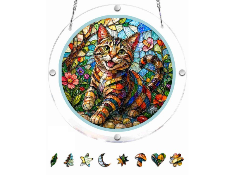 8.9-Inch Acrylic Jigsaw Puzzle