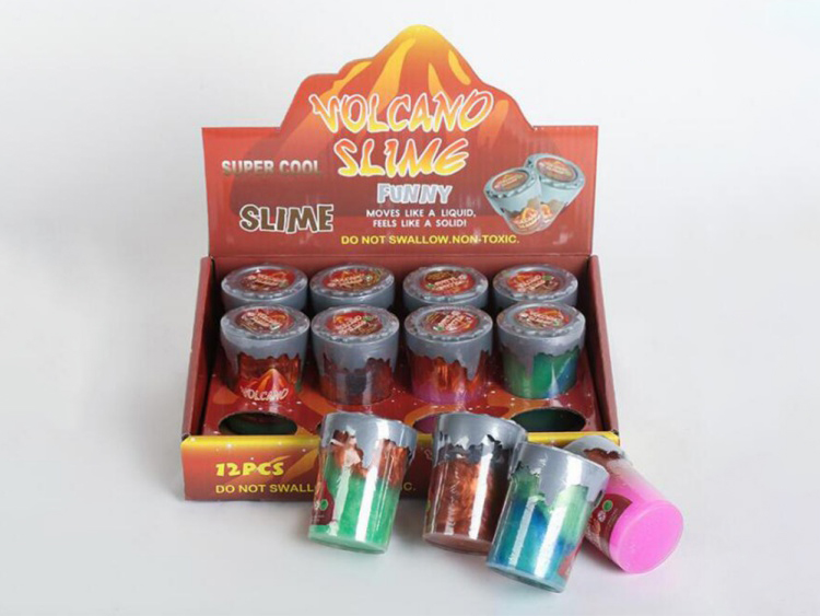 Crystal Mud Slime Volcano In 2 Colors