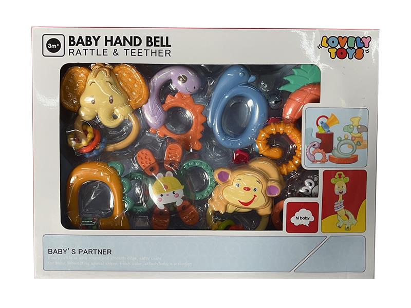 Baby Rattle & Teether 6pcs