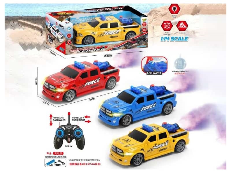 5 CH  Light Spray Simulation Pickup Remote Control Car