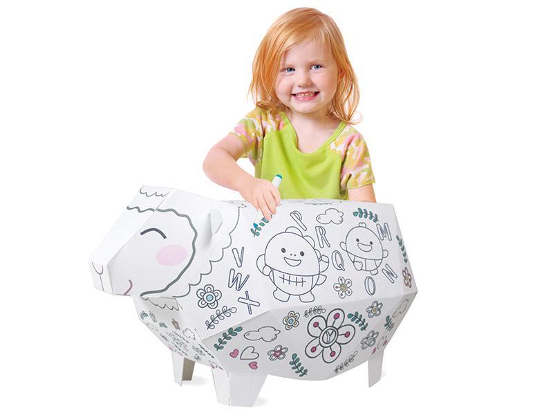 Creative Graffiti Lucky Sheep(Can Besmear Erasable)