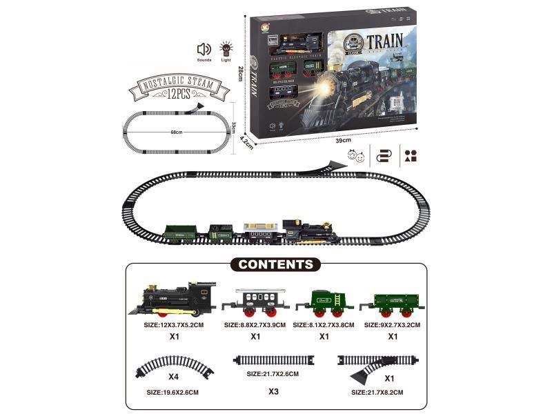 Classical Electric Rail Train