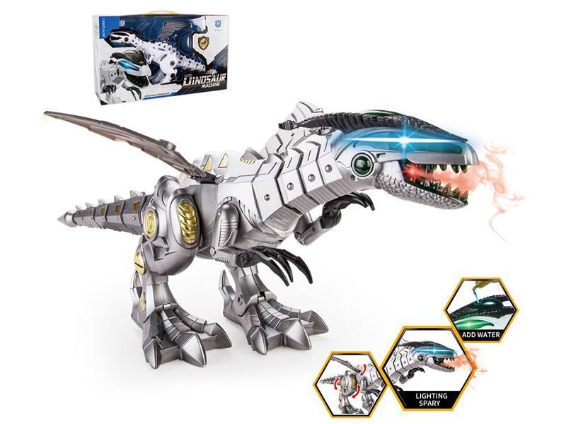 Mechanical Dinosaur(Add Water Spray Smoke,Sound&Light,The Joint Will Move)