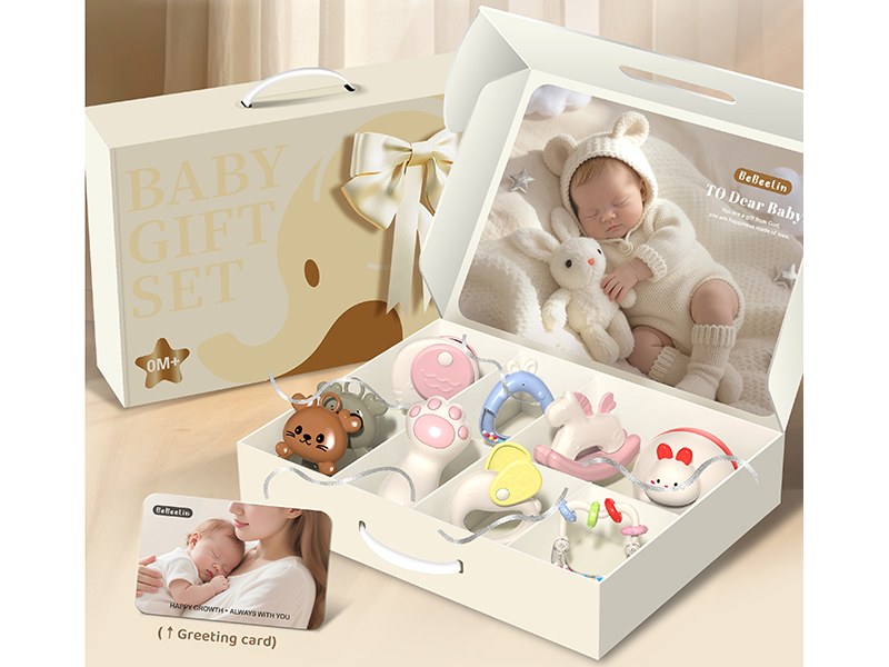 Baby Rattle Gift Set 9pcs(Tumbler Toy + Rattles)