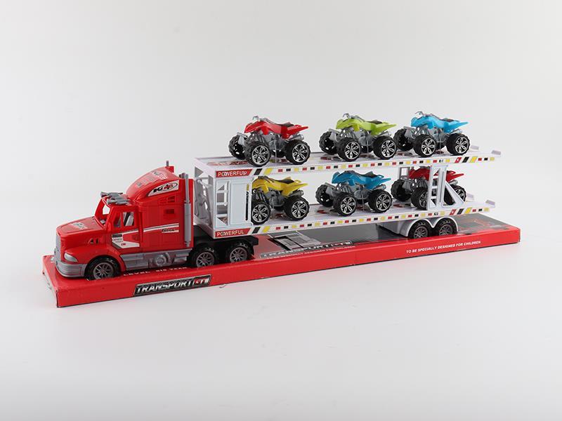 Friction Double Decker Platform Trailer