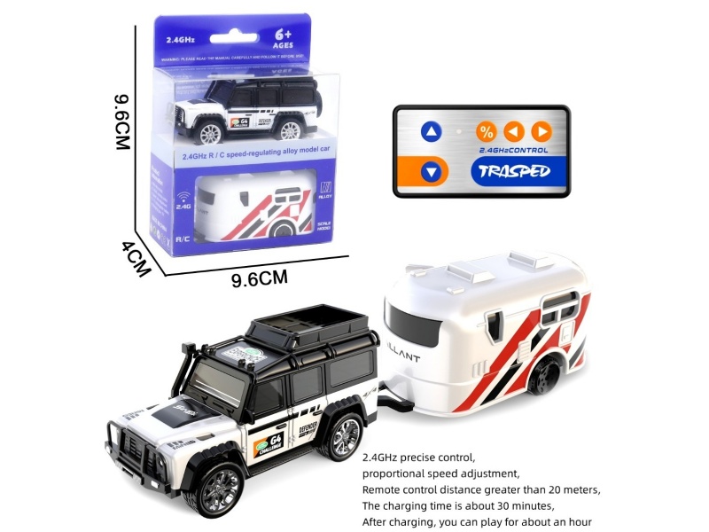 High-Precision Mini Remote Control Car With Trailer
