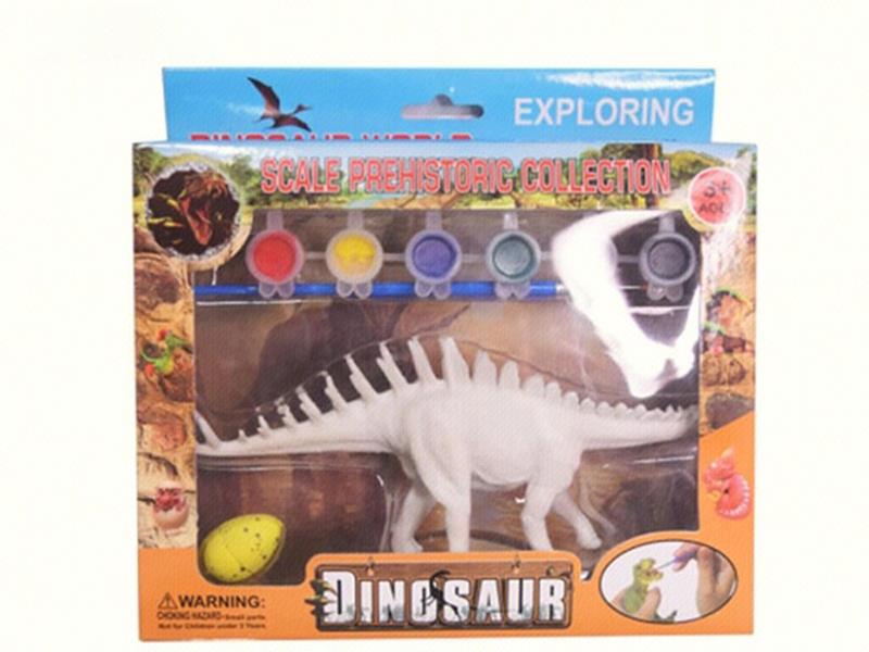DIY Coloured Drawing Dinosaur Toys