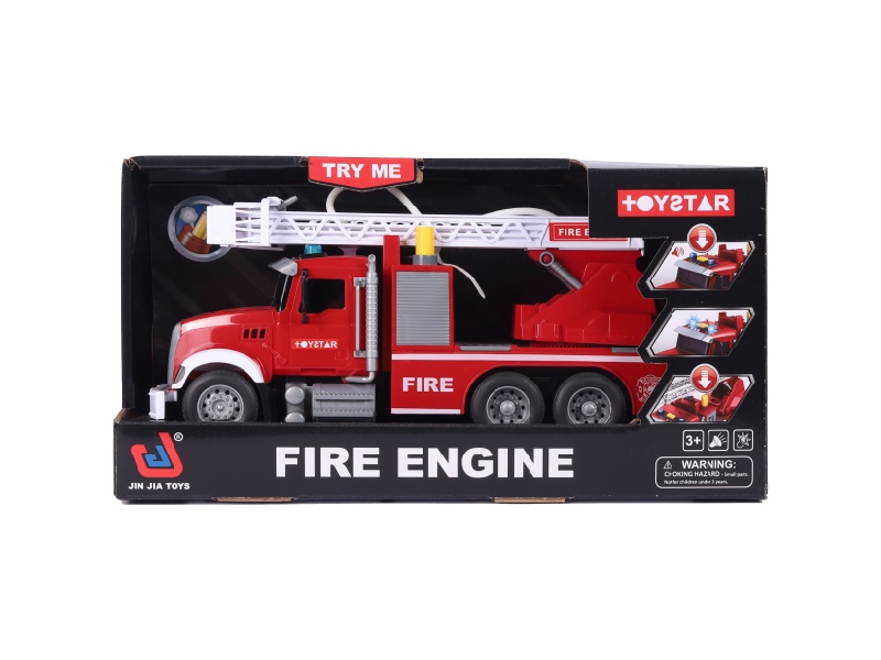 1:14 Inertial Urban Fire Engine (Sound.) Lighting. Water Spraying. Multi-Functional