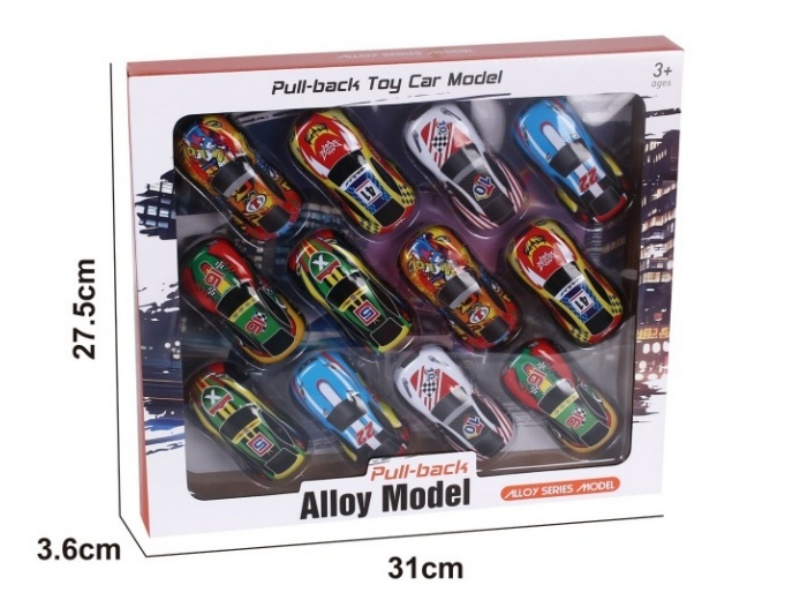 8.6 Round-Head Racing Car With Rebound Iron Sheet