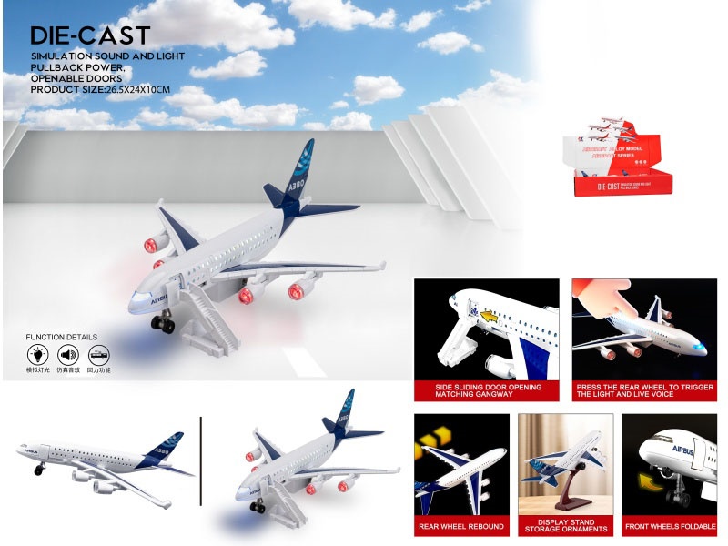 A Large A380 Airbus Model