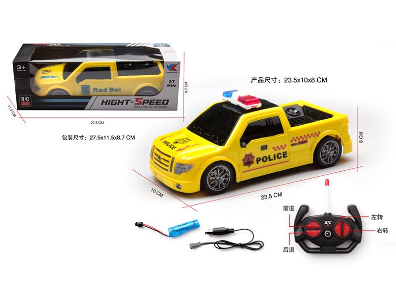 1:18 4CH R/C Police Car(Without Light)