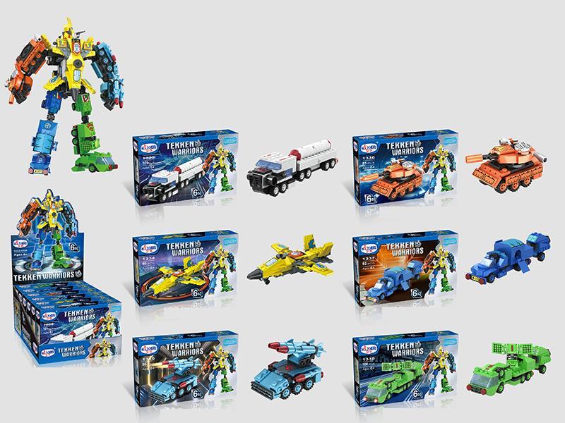 6 In 1 Tekken Warriors Building Blocks 6PCS/Box