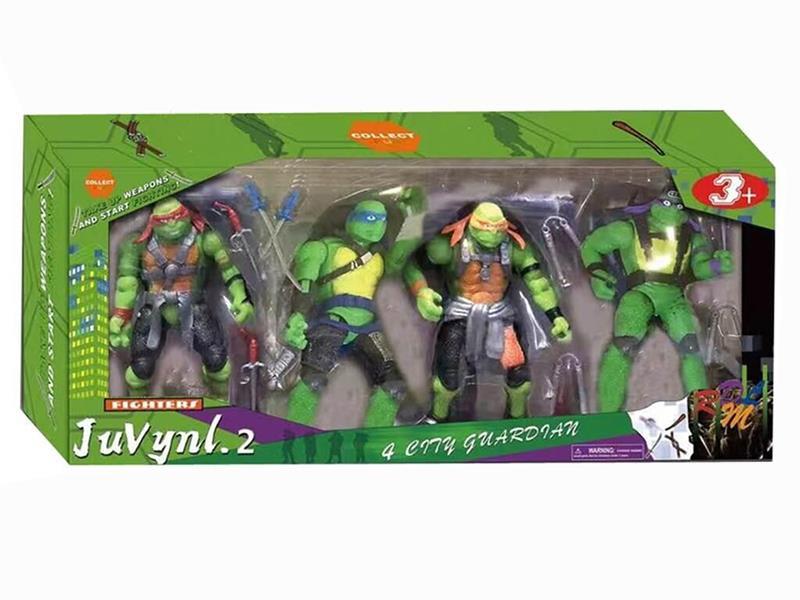 8" Teenage Mutant Ninja Turtle Model Set
