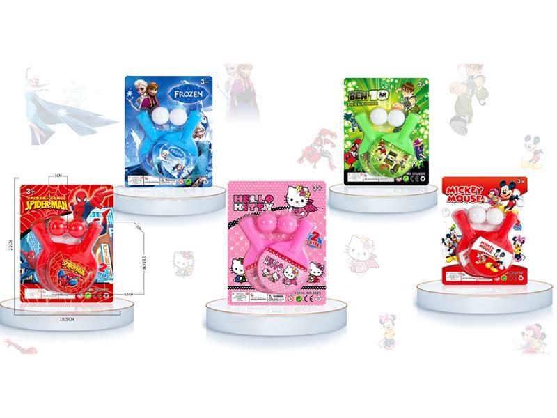 Disney Tk Cat Ice And Snow Ben10 Mini Table Tennis Set