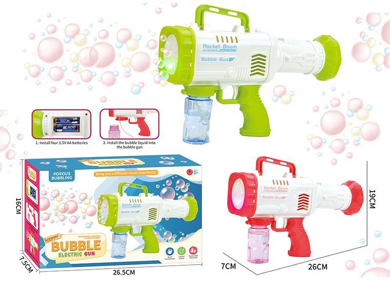 Automatic Multi-Hole Bubble Gun (With Light)
