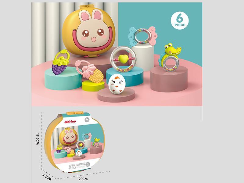 Baby Rattles 6pcs