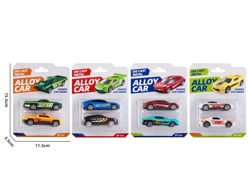 1:64 Force Alloy Car (4 Models Mixed)