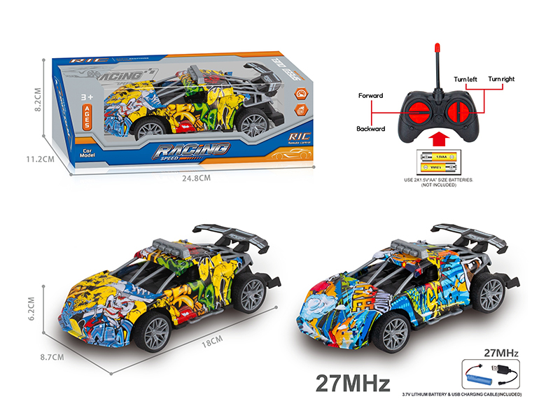 27MHz 1:20 4CH Remote Control McLaren Graffiti Racing Car(Included  Batteries)
