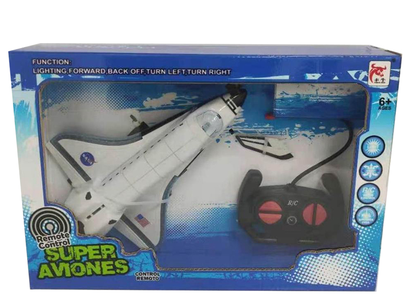4-Channel Remote Control Aircraft With Music And Flashing Lights(Included Batteries)