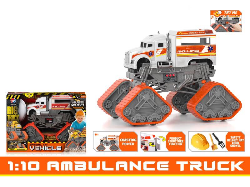 1:10 Spring-Covered Engineering Ambulance [Sound, Light And Music]