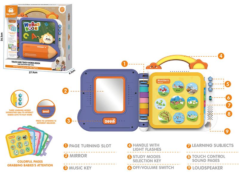 Touch And Teach Words Book