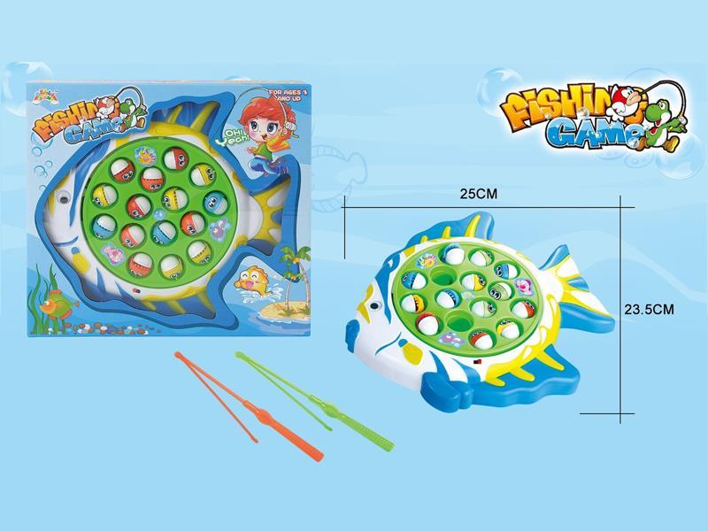 B/O Music Fishing Plate Toy