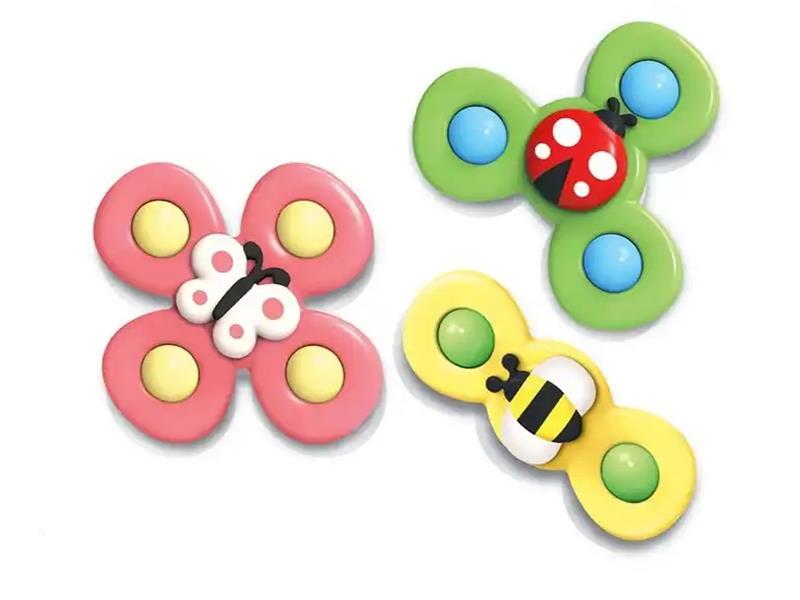 3PCS Funny Spin The Sucker Toy