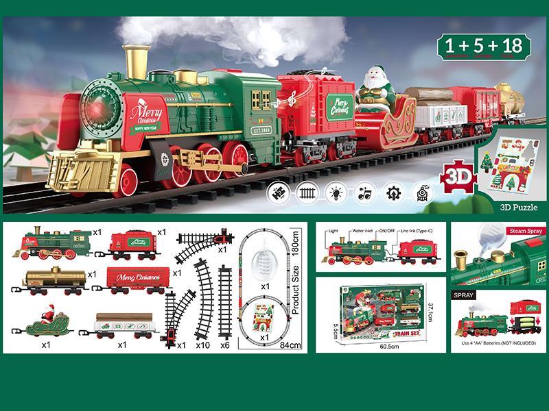 Christmas Series - Retro Spray Rail Train