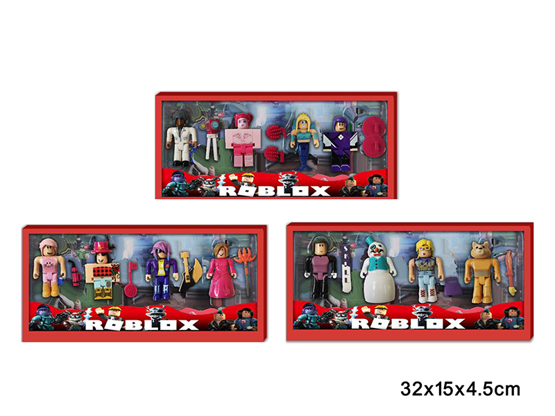 8-9CM Roblox Action Figure 4PCS + Accessories