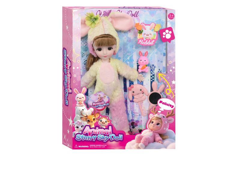 12-Inch 30-Centimeter Plush Animal Series Dolls (Little Rabbits)