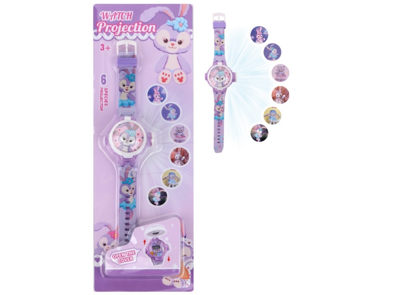 Star Delo Projection Rotating Electronic Watch