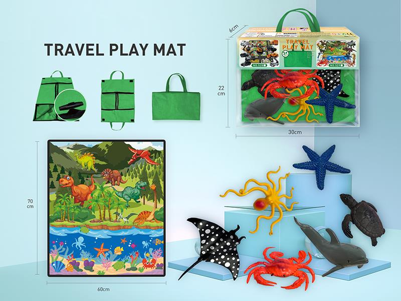 Carpet Portable Storage Bag - Ocean Animal Scene