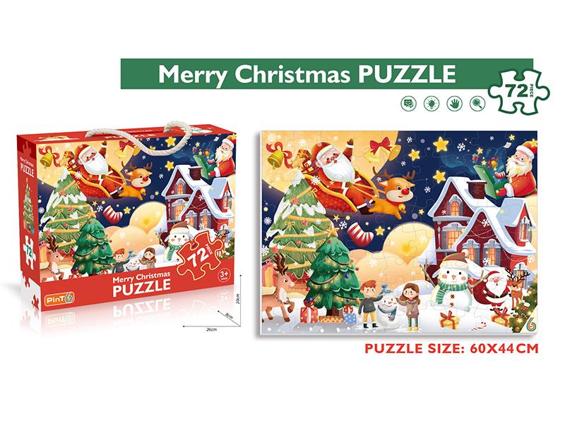 Merry Christmas Puzzle 72pcs