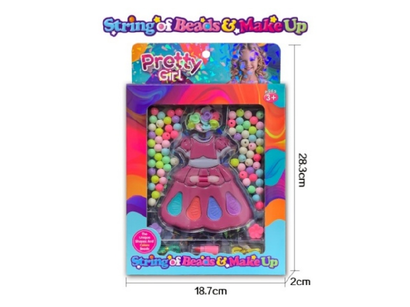 Dress Makeup Macaroon Bead Set