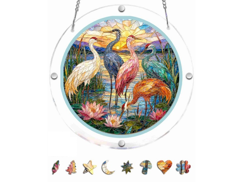7.4-Inch Acrylic Jigsaw Puzzle