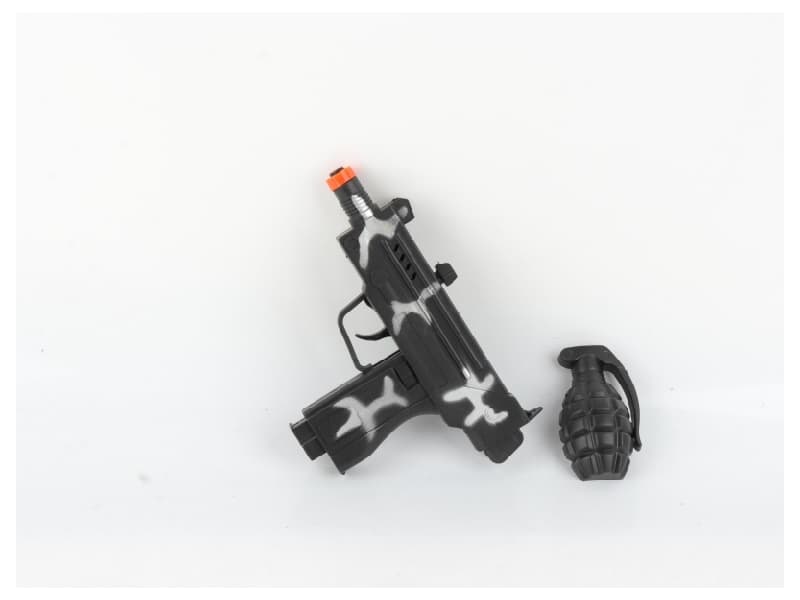 Camouflage Silver Flint Gun