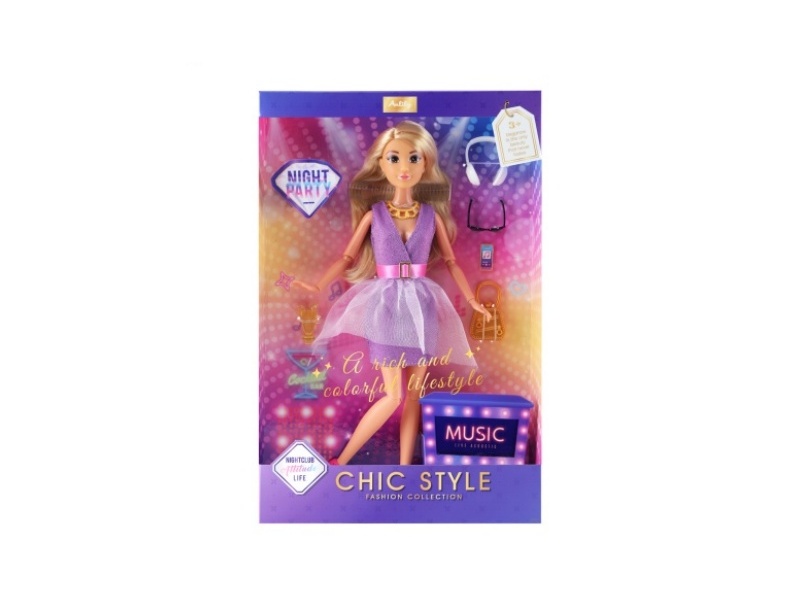 11.5-Inch Solid Doll (Brown Skin Color)