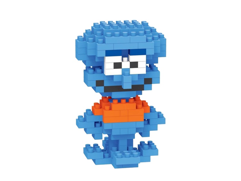Building Blocks Squidward Micro Particle Building Blocks Figure Diy Assembly Animation Figure Educational Toy