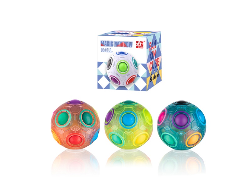Rainbow Ball (Glow-In-The-Dark Green)