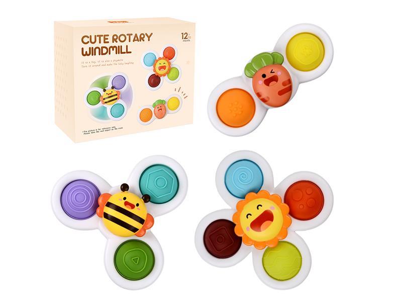 Cute Rotary Wingmill 3PCS