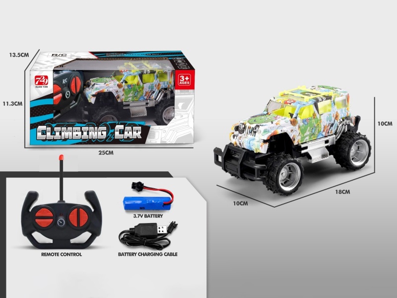 1:22 Graffiti Remote Control Cross Country Car