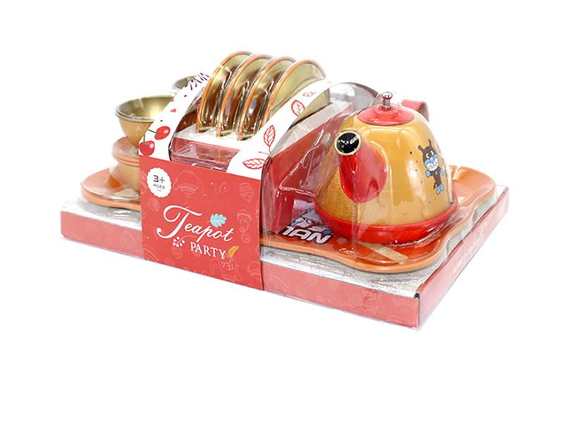 Tinplate Tea Set 14pcs - Anpanman