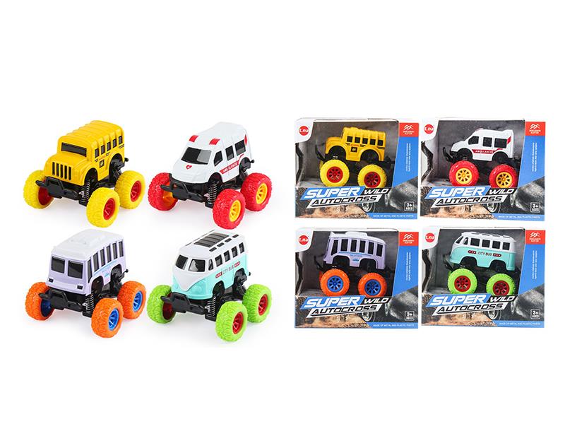 Pull Back Alloy Q Version Off-Road Vehicle