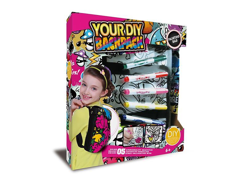 DIY Coloring Backpack