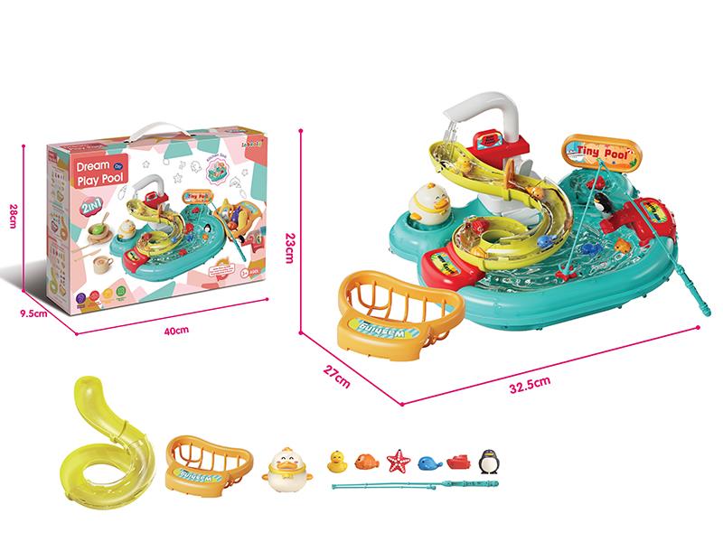 Fishing Water Park (Electric Faucet)Blue