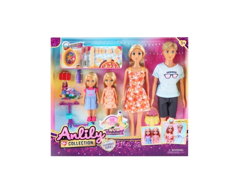 11.5-Inch Solid Doll (Brown Skin Color)