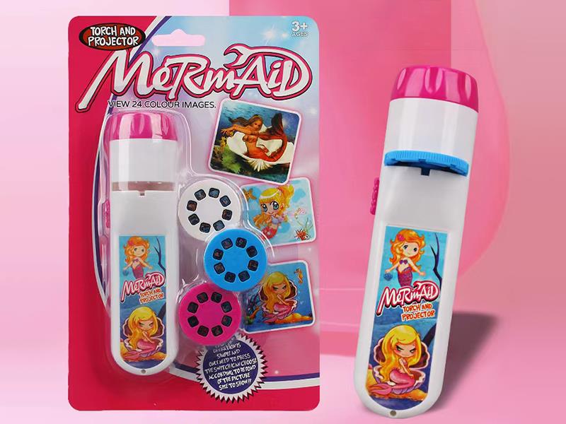 Mermaid Early Education Projection Electric Torch