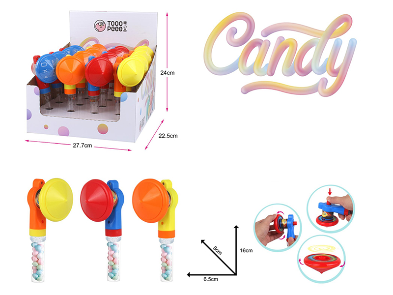 Spinning Top Candy Toys 16